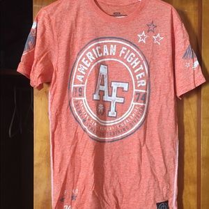 Orange American Fighter Shirt.. perfect condition